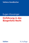 Eugen Klunzinger - Einführung in das Bürgerliche Recht
