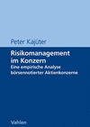 Peter Kajüter - Risikomanagement im Konzern