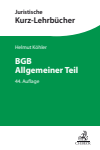 Helmut Köhler, Heinrich Lange - BGB Allgemeiner Teil